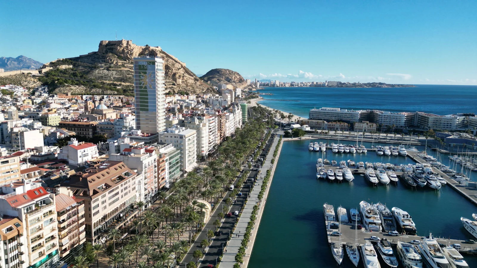Vista aérea de Alicante